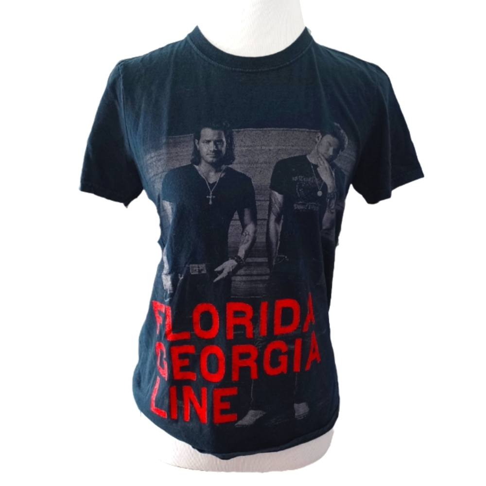 GILDAN SOFTSTYLE FLORIDA GEORGIA LINE 2015 CONCERT TOUR T-SHIRT SIZE S